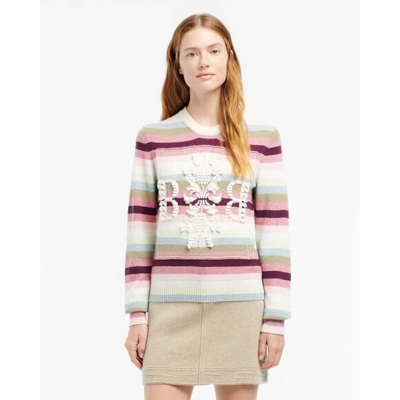 Barrie Chanel Patchwork Mini Skirt in Urchin Sand S - Picture 3 of 6
